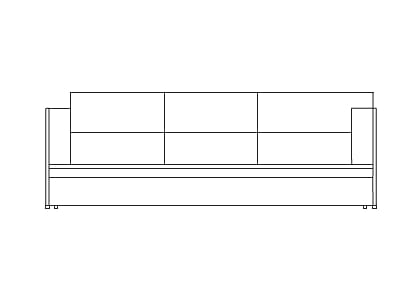 3-местный тканевый диван TrabA' Kirk ARCH-00074961 - Вид №8