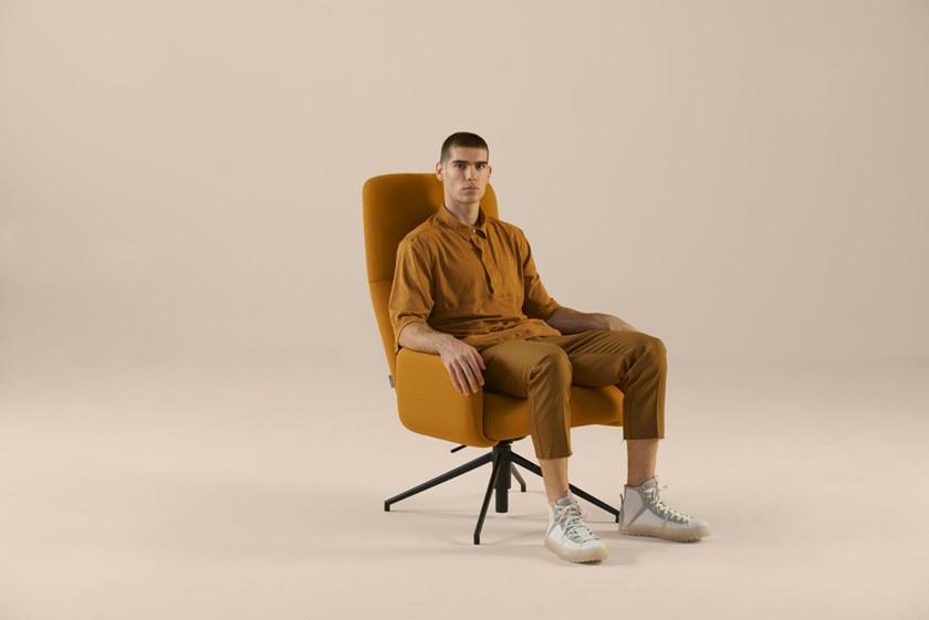 Sancal Поворотное кресло руководителя из ткани с высокой спинкой Elle sun-id-1479245 - Вид №2