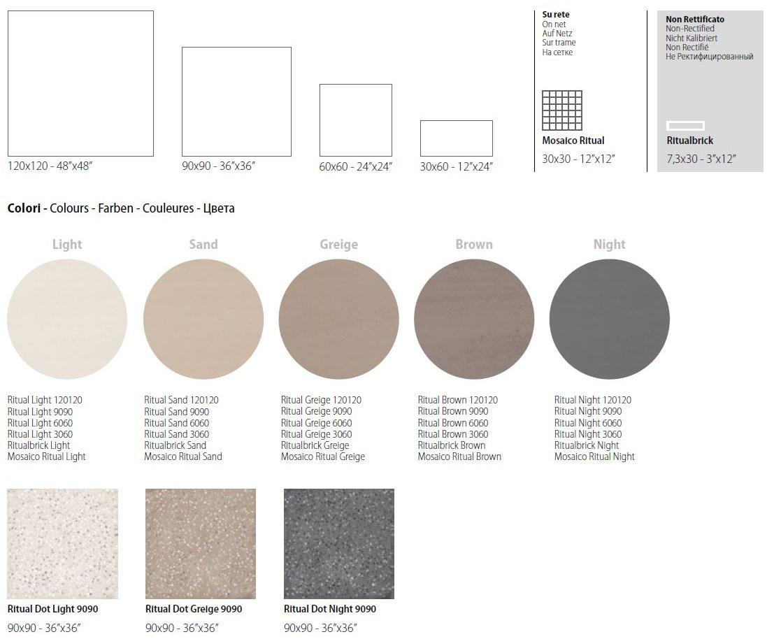 CERAMICA SANT'AGOSTINO Настенная / напольная плитка из керамогранита для дома с эффектом камня Ritual sun-id-1434121 - Вид №3