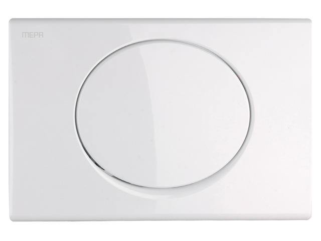 421661 MEPA  Смыв унитаза Кнопка смыва MEPAsun Start / Stop белый 
