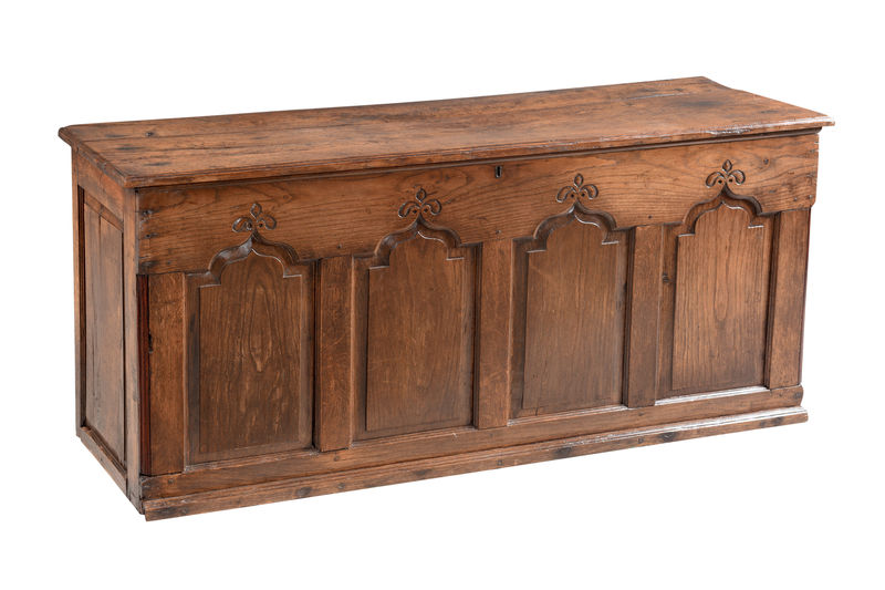 SOR27445 Дубовый сундук с панелями ijlbrown  - Вид №1