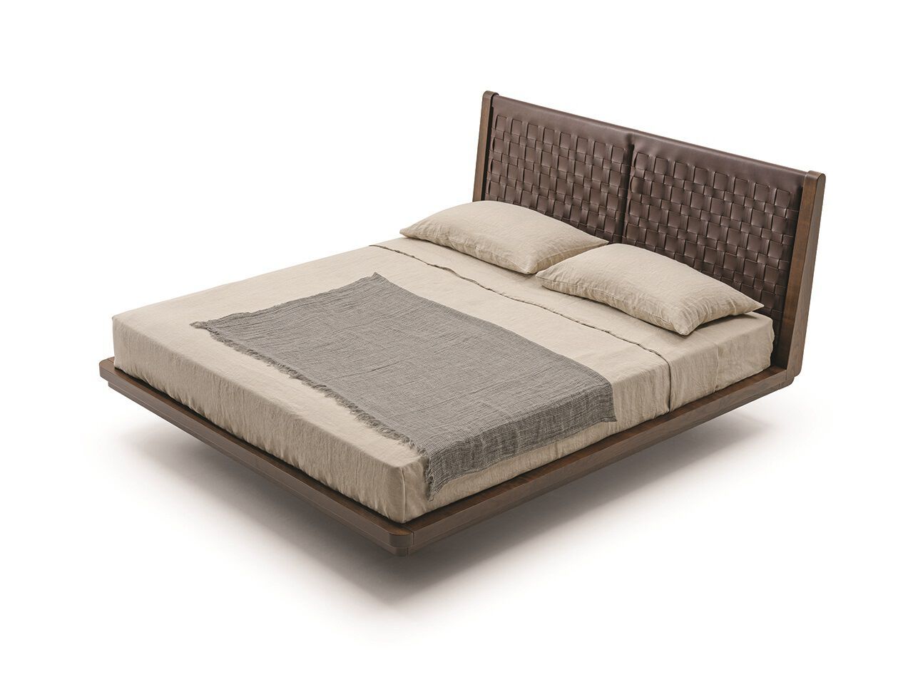 Кожаная двуспальная кровать Turri Net ARCH-00118048 - Вид №2