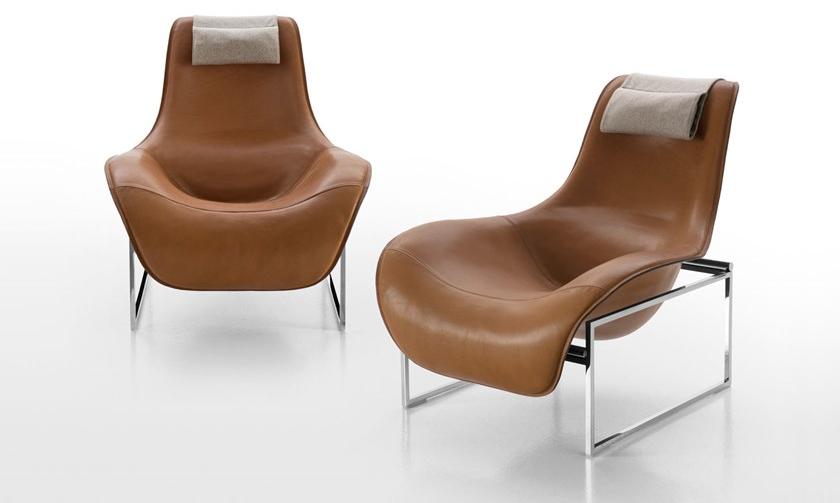 B&B Italia Санное кресло из кожи Mart sun-id-1441814 - Вид №3