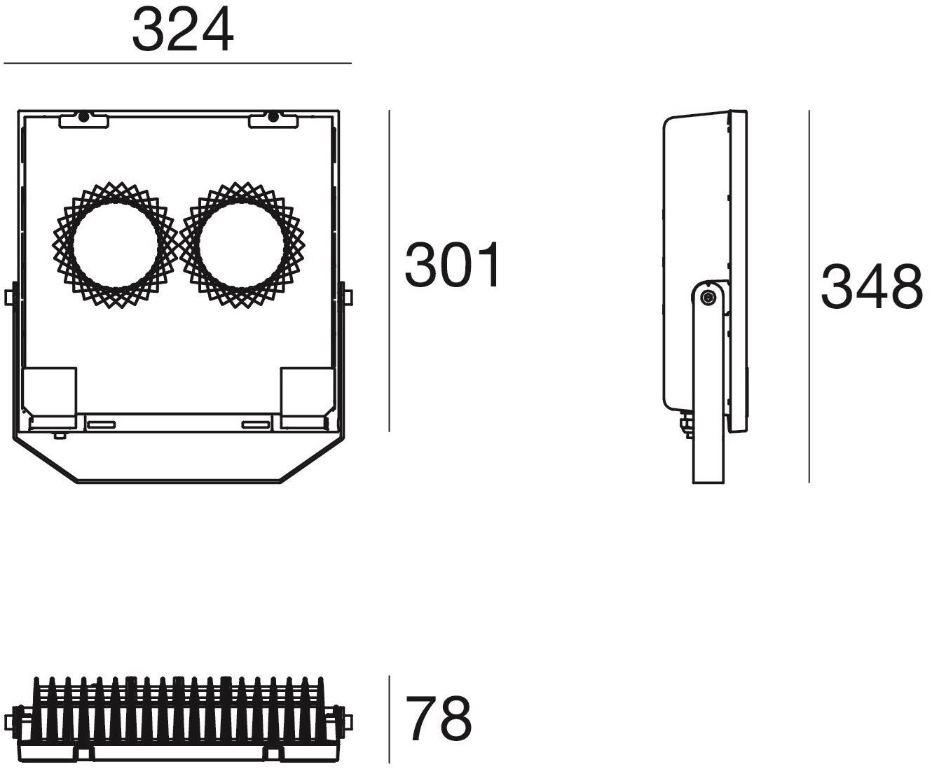 Linea Light Group Светодиодный прожектор для наружного освещения из литого под давлением алюминия sun-id-1478798 - Вид №7