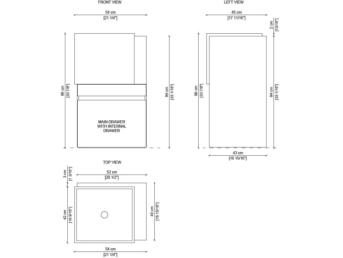 Квадратный отдельно стоящий умывальник из натурального камня Davani Parallel ARCH-00005809 - Вид №1