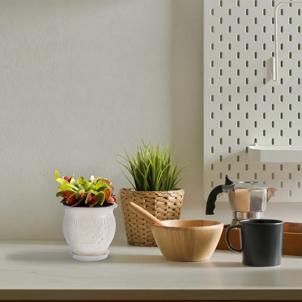 Керамический горшок Santreyd «Олимпия» с античным барельефом 16141465 STLM-0006589 - Вид №2