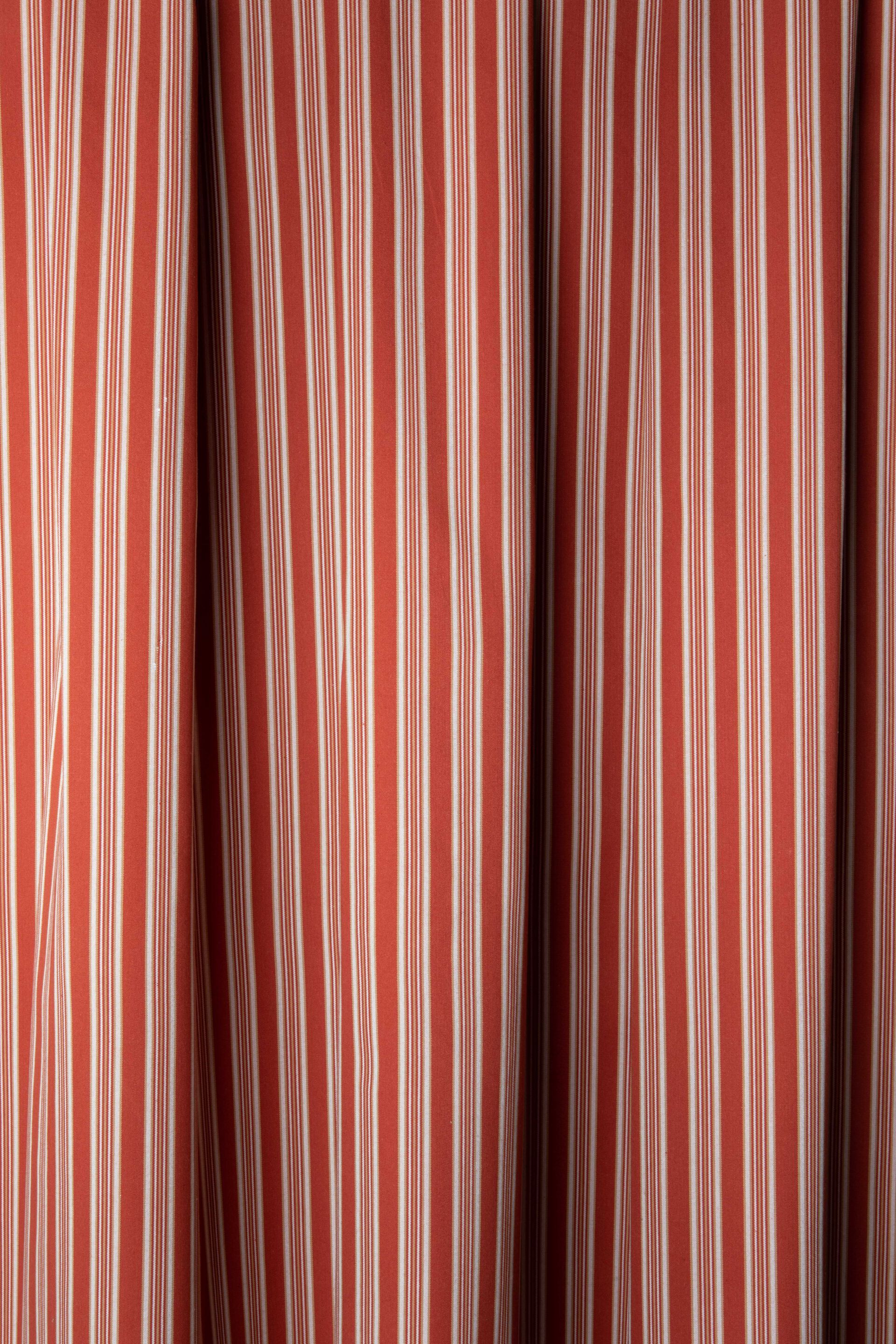 Хлопчатобумажная полосатая ткань для штор LELIEVRE Quenin-Belle Époque ARCH-00139225