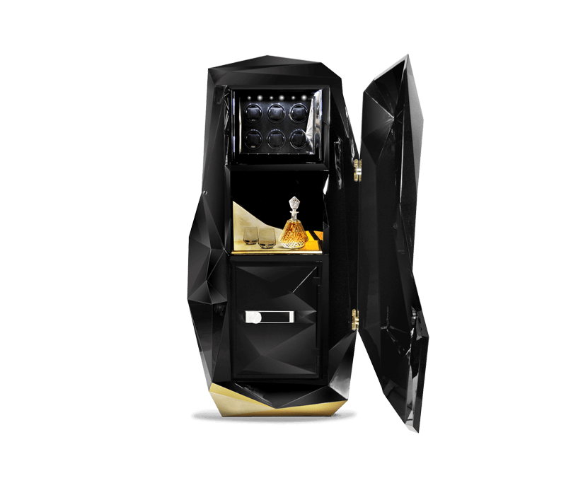 0-254 Алмазный черный роскошный сейф Boca Do Lobo  - Вид №7