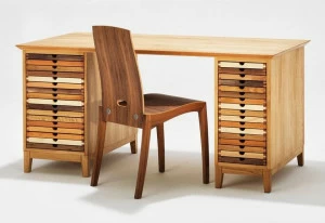 sixay furniture Деревянный стол с ящиками Sixtematic