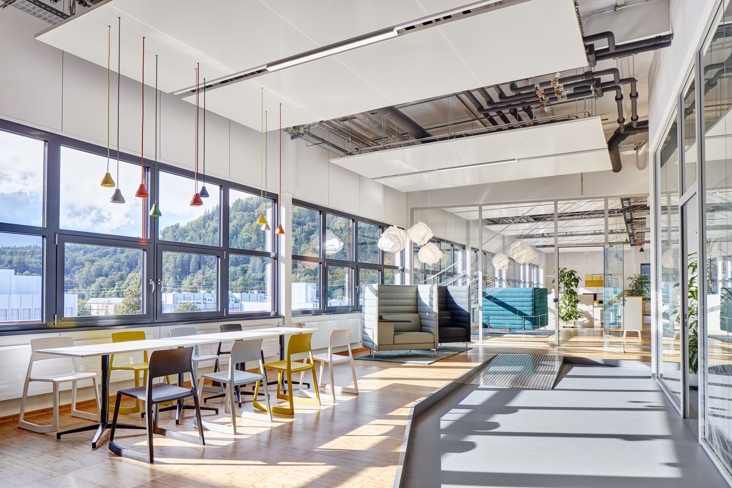 Прямоугольный стол из стали и дерева со спицевым основанием VITRA Bistro Table ARCH-00069729 - Вид №3