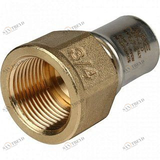 Муфта переходная STOUT 20х3/4" ВР под пресс SFP0002003420