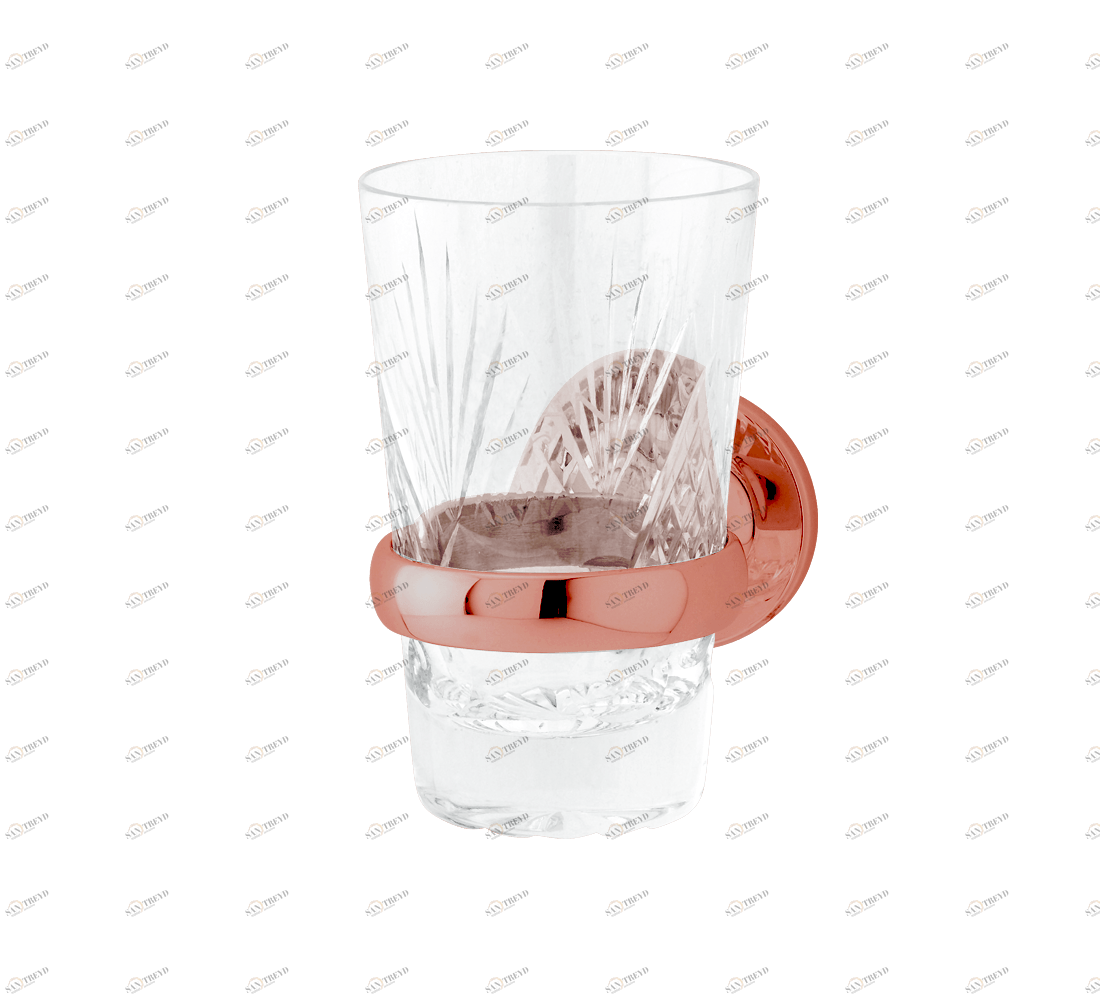 Gentry Home Держатель стакана с кристаллами Oxford Медь GH101630