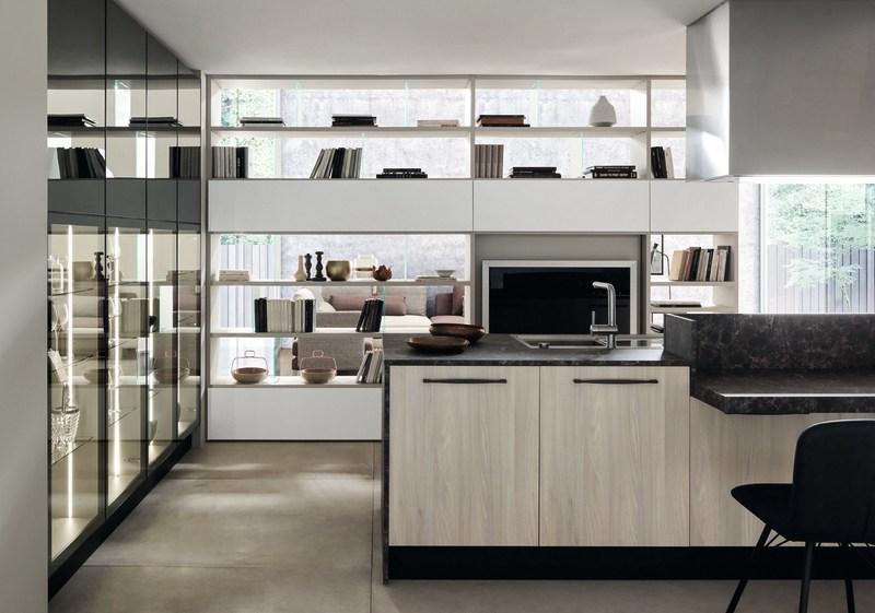 Febal Casa Кухня из лакированного ламината с островом sun-id-1418440 - Вид №6