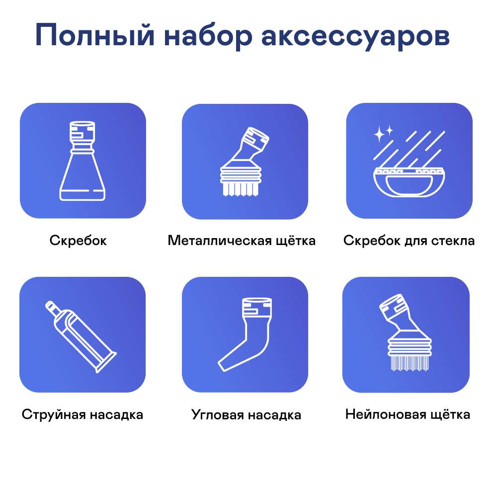 9947753 Пароочиститель Garlyn PM-1300 синий STDN-0005151 - Вид №24