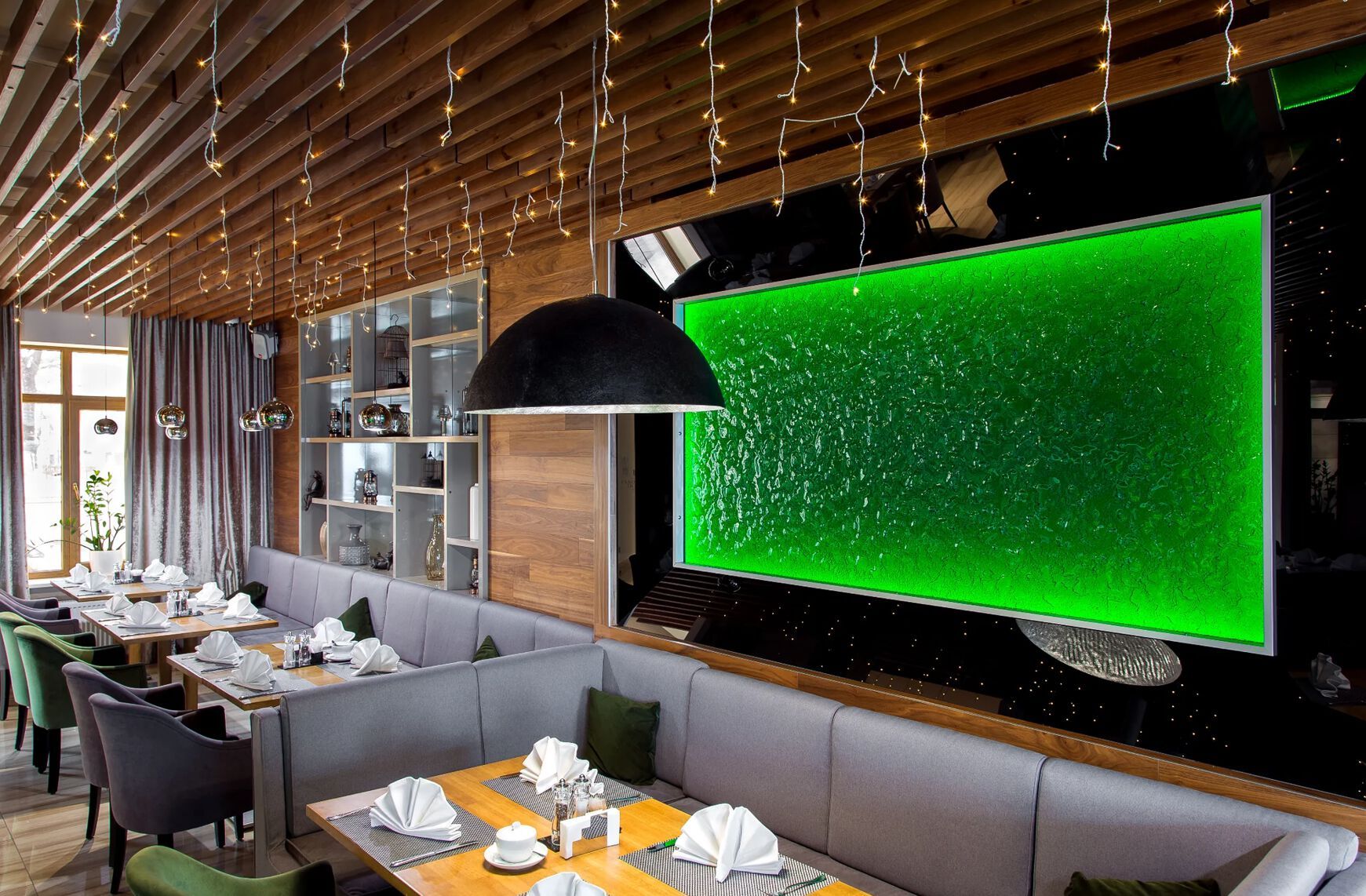 Светящаяся декоративная стеклянная панель PlusObject FLORA ARCH-00073009 - Вид №3