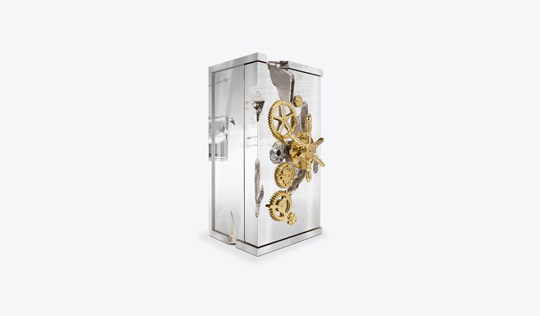 0-213 Роскошный серебряный сейф миллионера Boca Do Lobo  - Вид №24