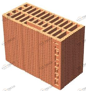 T2D Кирпичный блок половинной нагрузки Poroton® muratura armata M78