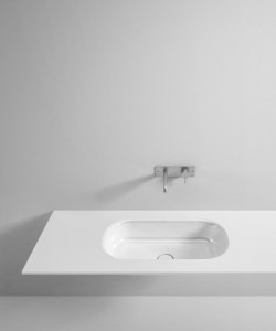 Rexa Design Верх из гелькоута с прямоугольной раковиной Hammam REXA-ST94