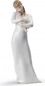 10669064 LLADRO Фигурка Lladro "Доброй ночи, мой агел" 9х35см Фарфор