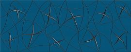 Декор Vela Indigo Stella 20,1х50,5