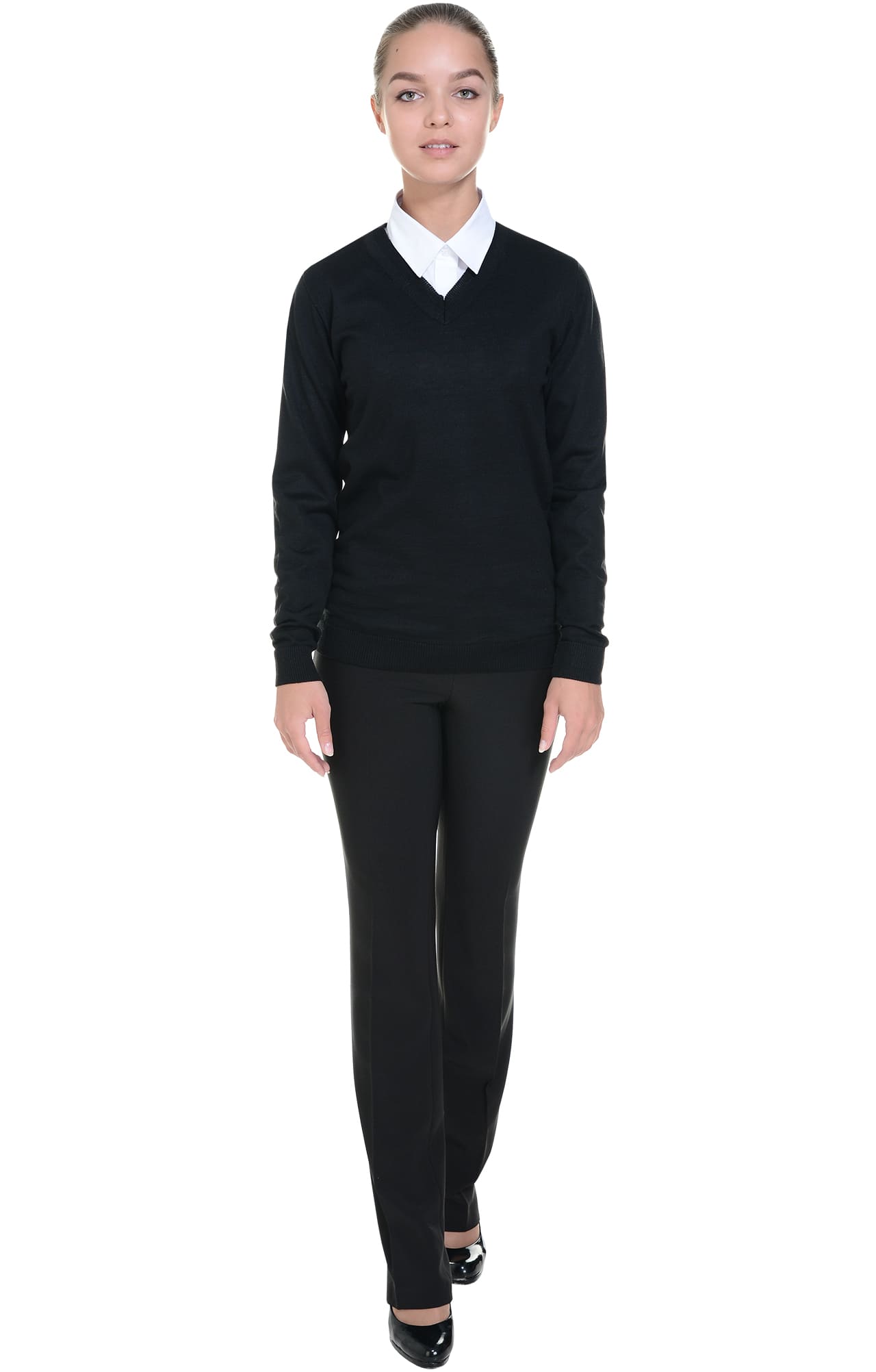 62547 Джемпер женский черный  Толстовки, рубашки, футболки, тенниски  размер 40-42 Спецодежда  - Вид №3