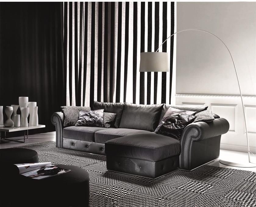 Former In Italia Модульный бархатный диван с шезлонгом Ramon plus sun-id-1419736 - Вид №1