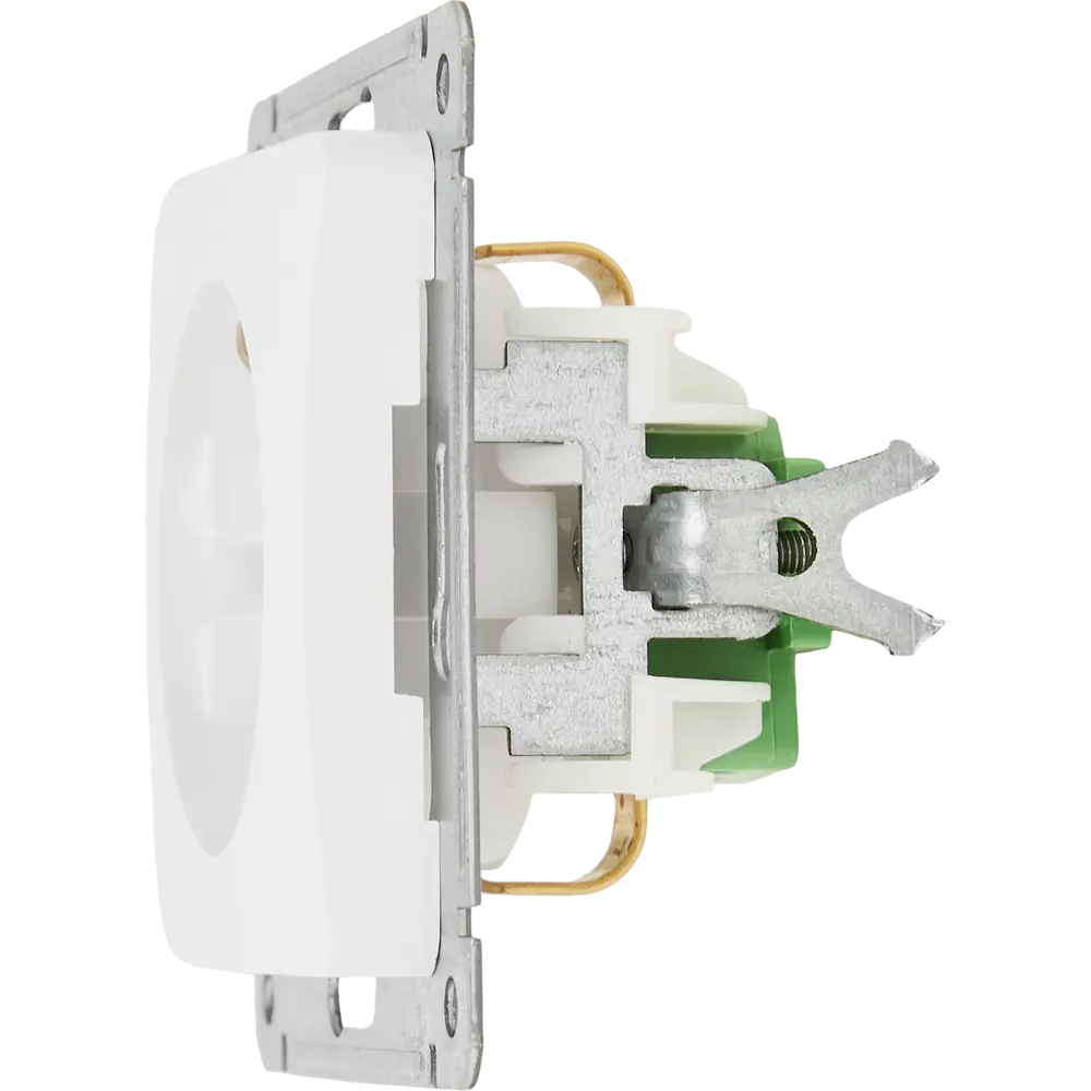 Розетка встраиваемая Hegel Мастер с заземлением цвет белый STLM-2110604 - Вид №4