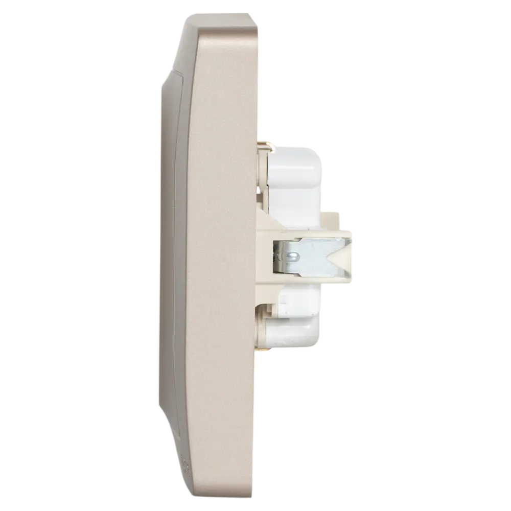 Розетка двойная встраиваемая Systeme Electric Blanca с заземлением 16 А IP20 цвет титановый STLM-2024031 - Вид №3