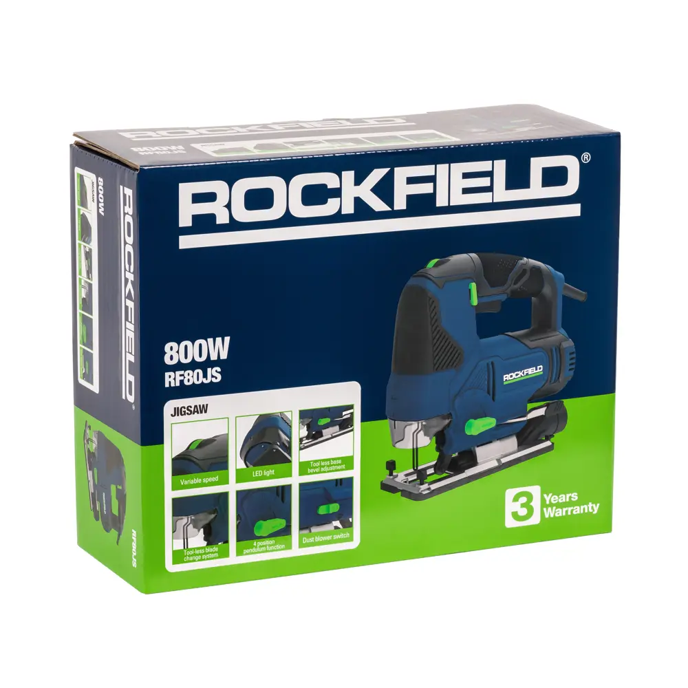 Сетевой лобзик Rockfield RF80JS для точного реза по дереву и металлу 89366500 STLM-1568704 - Вид №14