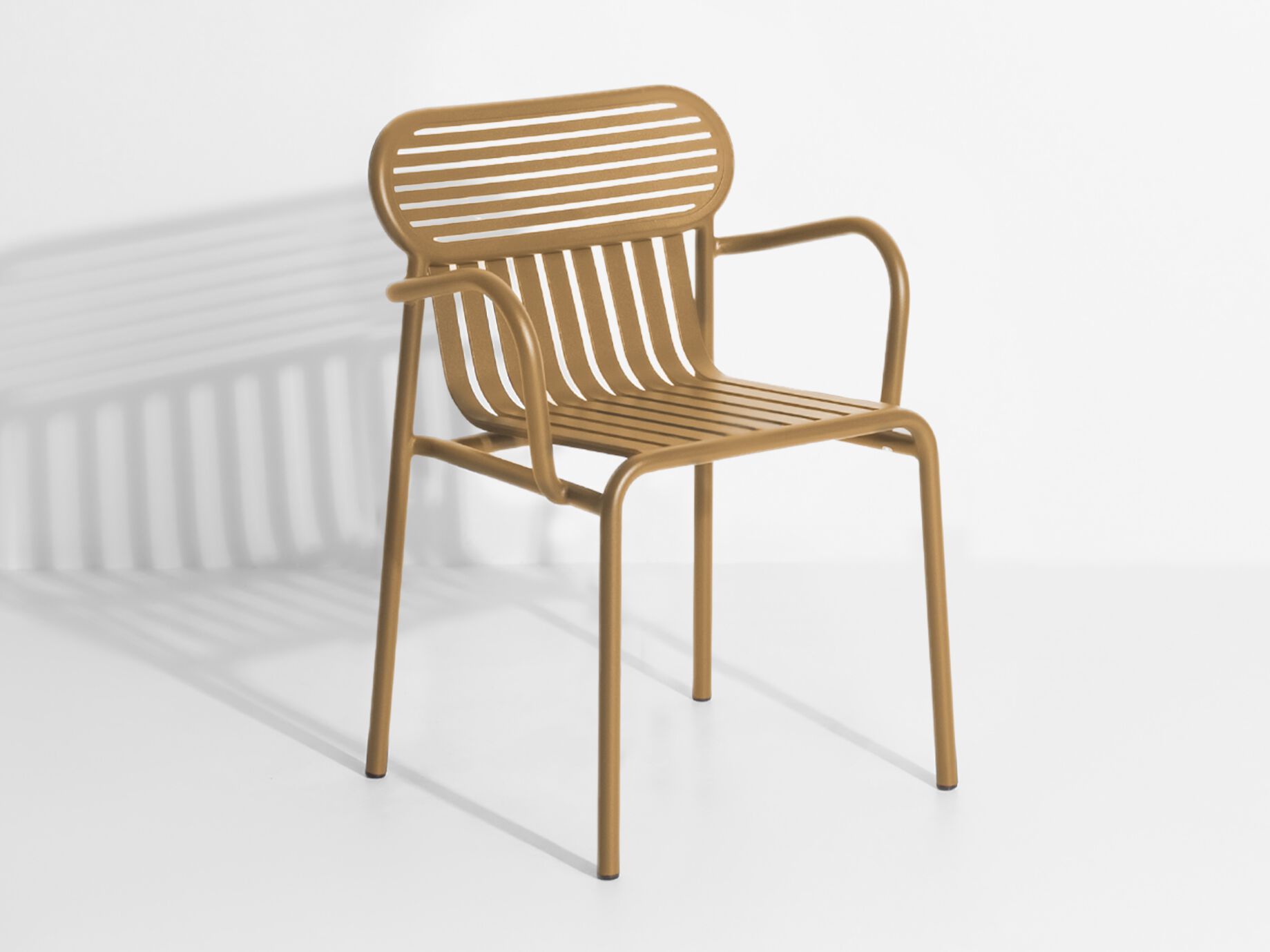 Алюминиевый штабелируемый стул с порошковым покрытием с подлокотниками Petite Friture выходные ARCH-00096326 - Вид №3