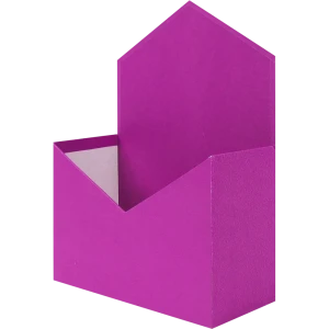 Коробка-конверт для цветов Симфония 18x24 см цвет розовый 84588219 STLM-2020310