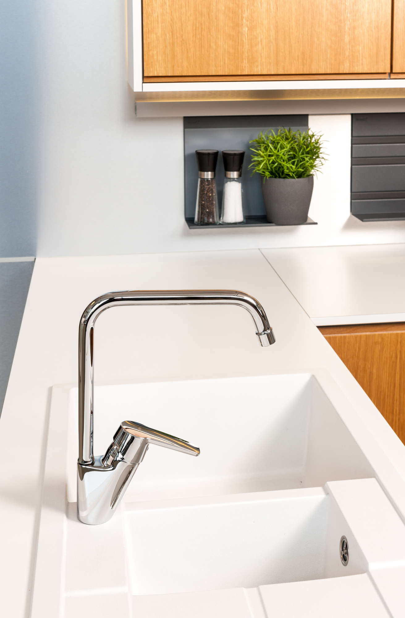 Oras 3934F Смеситель для кухни с клапаном 3934F Saga Хром  - Вид №3