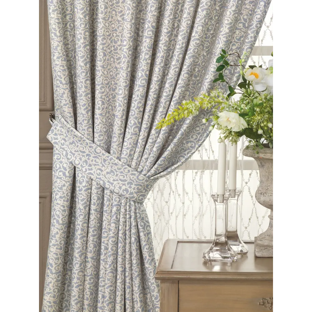 Ткань 1 п/м «Жозефина», жаккард, 280 см, цвет голубой 81974220 STLM-2168649 DAILY BY T  - Вид №2