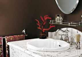 Gentry Home Сезанн  Мрамор черная маркина GH101478  - Вид №1