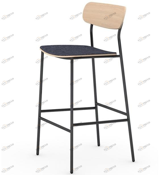 Vela Arredamenti Табурет из железа со спинкой Bistro Bistrò sun-id-1492637