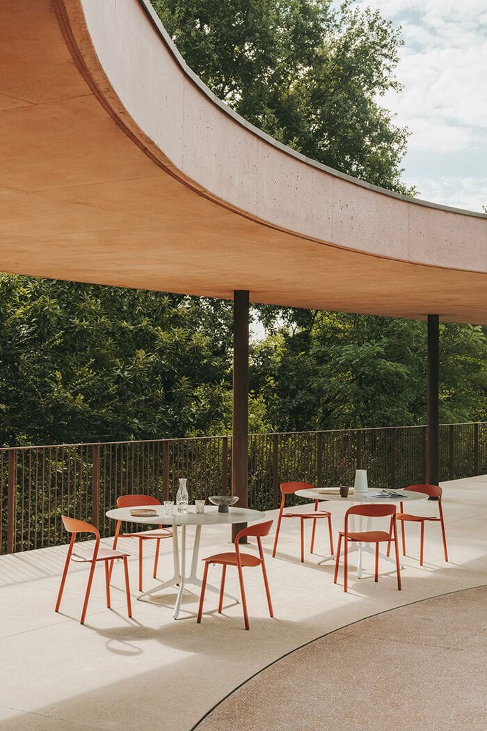 Полипропиленовый садовый стул Lapalma HAWI OUTDOOR ARCH-00150285 - Вид №6