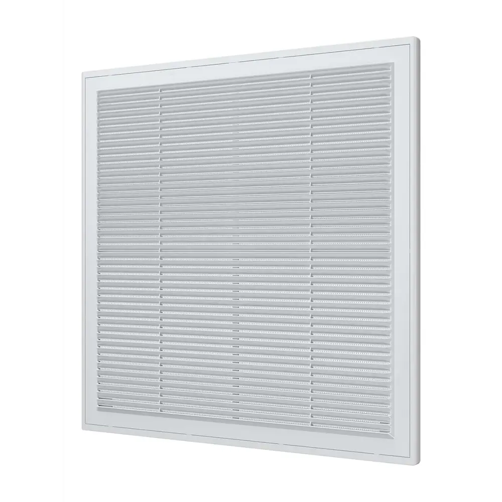 Вентиляционная решетка разъемная Fonet 300x300 мм пластик цвет белый STLM-2126438