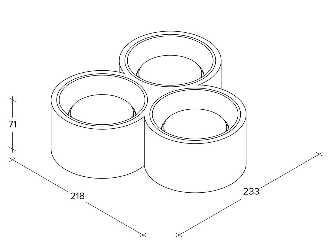 Гипсовый потолочный светильник Tecnico NESSO ARCH-00091865 - Вид №13