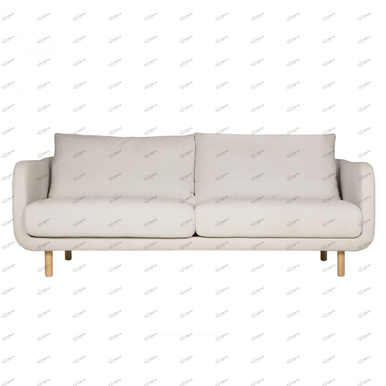 Диван Jenny трехместный прямой молочный SITS ДИЗАЙНЕРСКИЕ, JENNY 192038 Молочный 