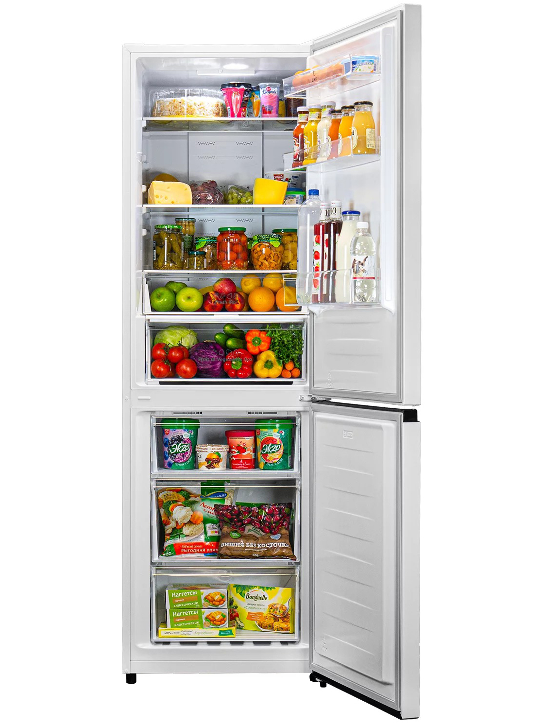 8192052 Холодильник с морозильником   LEX RFS 204 NF WH белый STDN-0048259 - Вид №4