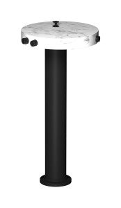 Напольный смесиель для ванны с встроенным душем. WE ARE IB mr399np_1 Matt Black Marmo