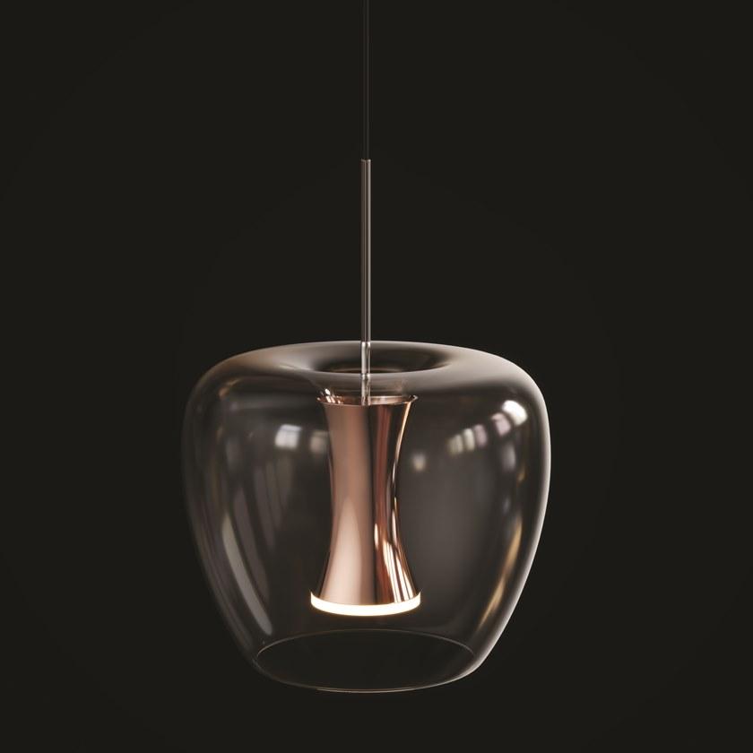 Quasar Светодиодный подвесной светильник из алюминия и стекла Apple mood sun-id-1440217 - Вид №5