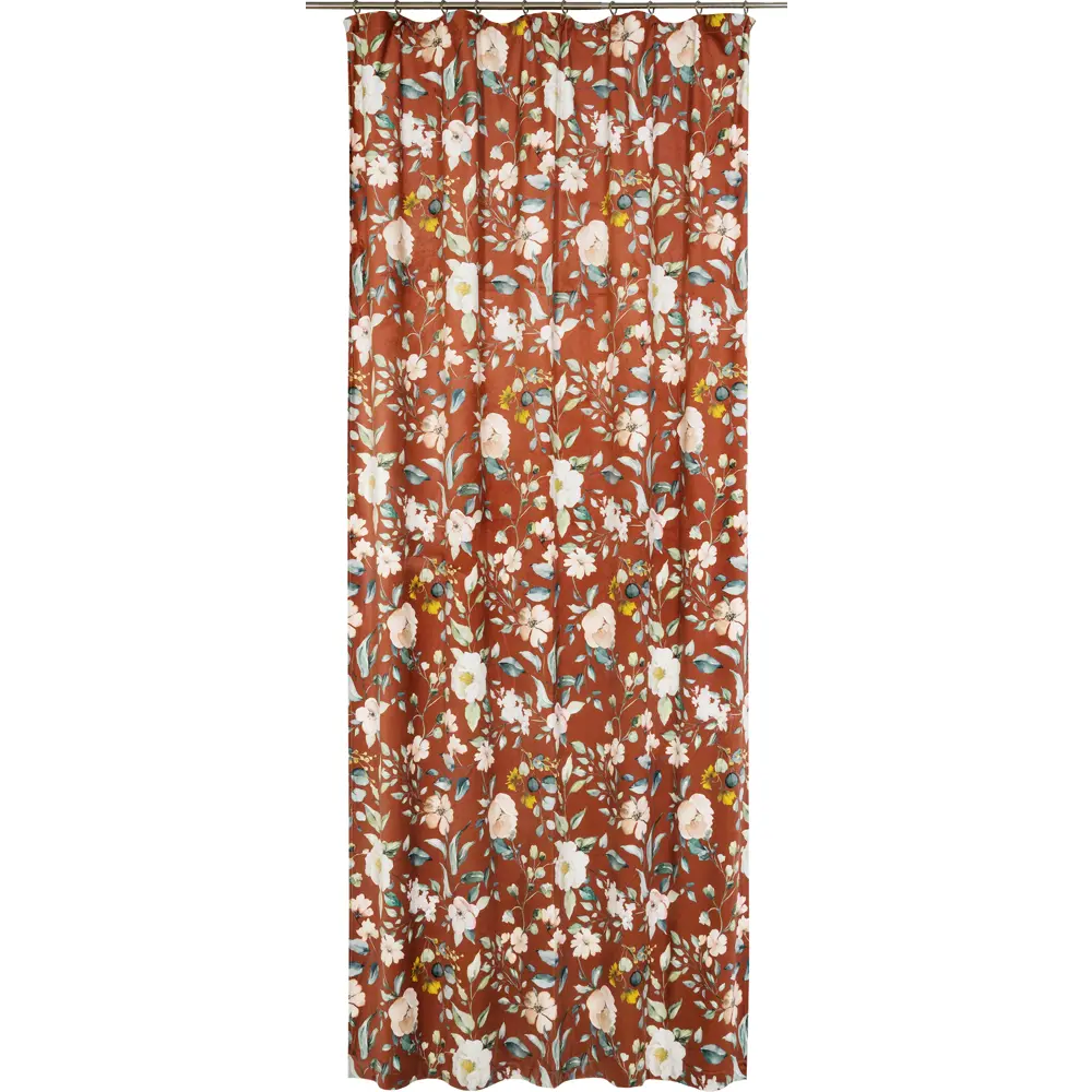 Штора на ленте «Персия» 140х260 см цвет красный SEASONS STLM-2136882