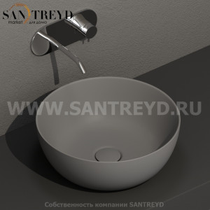 534489 Накладная раковина на столешницу  круглая Kerasan Nolita