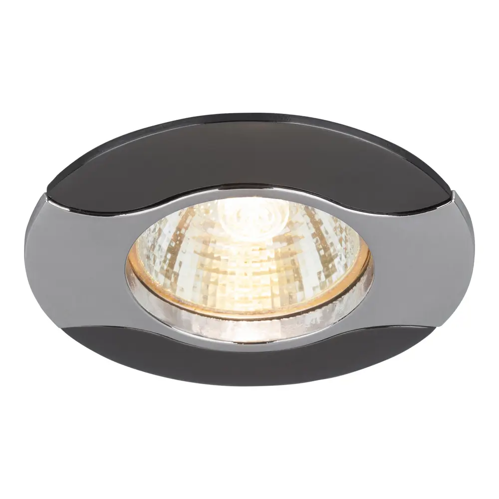 Светильник встраиваемый Onda 7006 GU 5.3 цвет хром/чёрный 81933482 STLM-2090282 Elektrostandard 