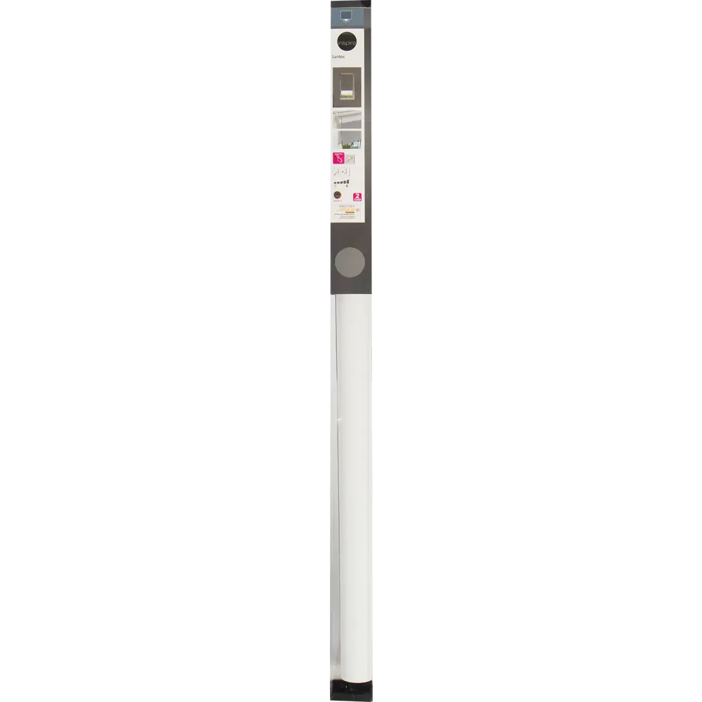 Штора рулонная блэкаут Inspire Santos 50x160 см серая Granit 3 82692238 STLM-2161707 - Вид №11
