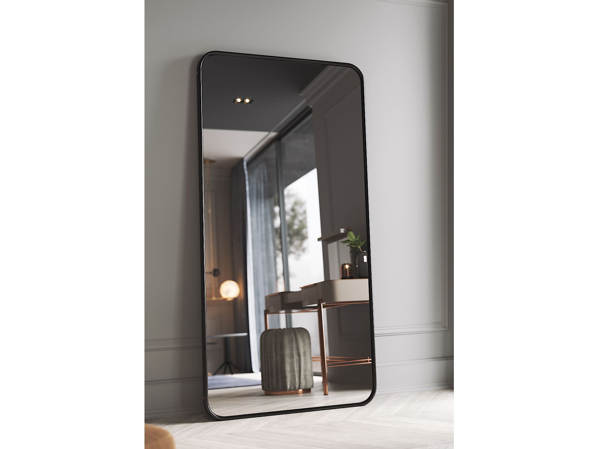 Прямоугольное настенное зеркало PRADDY Natur ARCH-00059324 - Вид №3