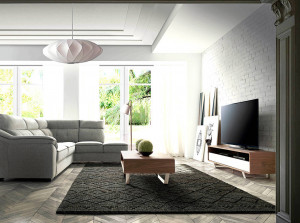 073452 Ореховый журнальный столик -А Angel Cerda 136