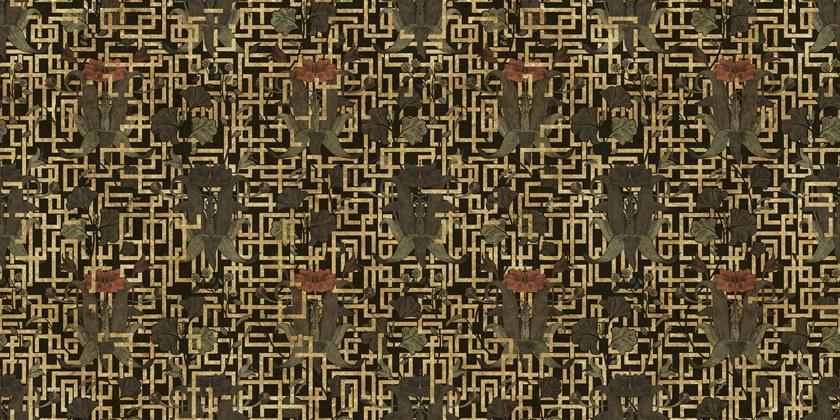 Inkiostro Bianco Геометрические обои сусального золота Goldenwall 2020 Inktgqd2001,2 - Вид №2