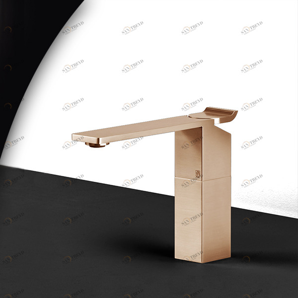 Смеситель для раковины OKAMI OKM2R розовое золото Radomonte